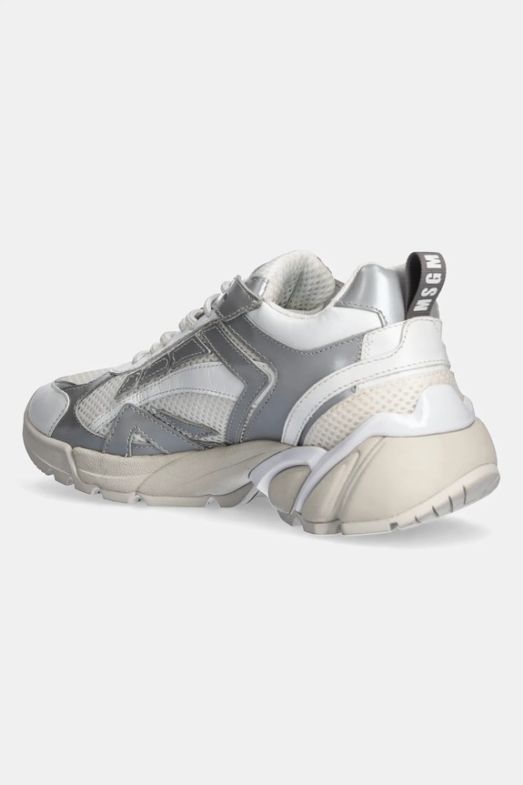 Încălțăminte MSGM sneakers 3841MDS301.914.01 argintiu
