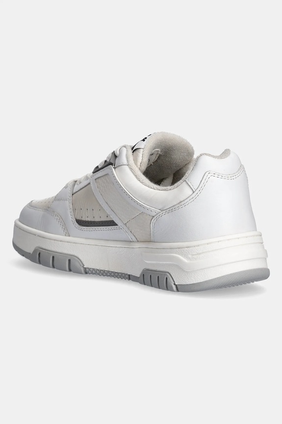 Παπούτσια Δερμάτινα sneakers MSGM 3841MDS604.886.01 λευκό