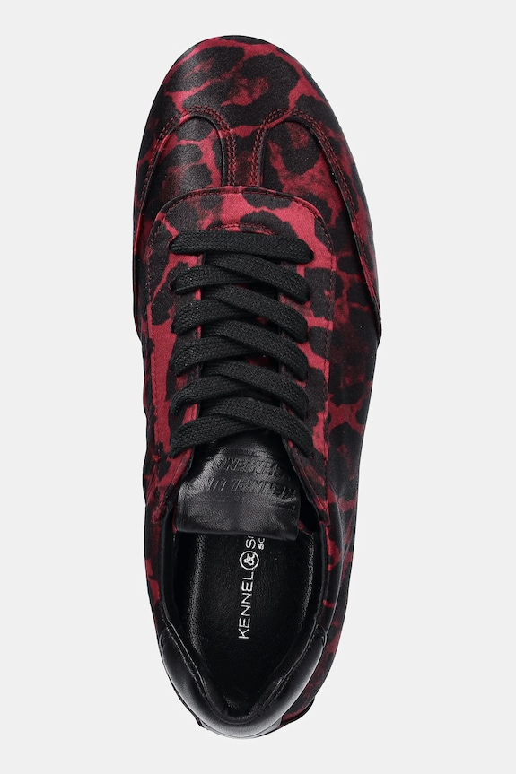 Kožené sneakers boty Kennel & Schmenger Drop burgundské 51.15340.368