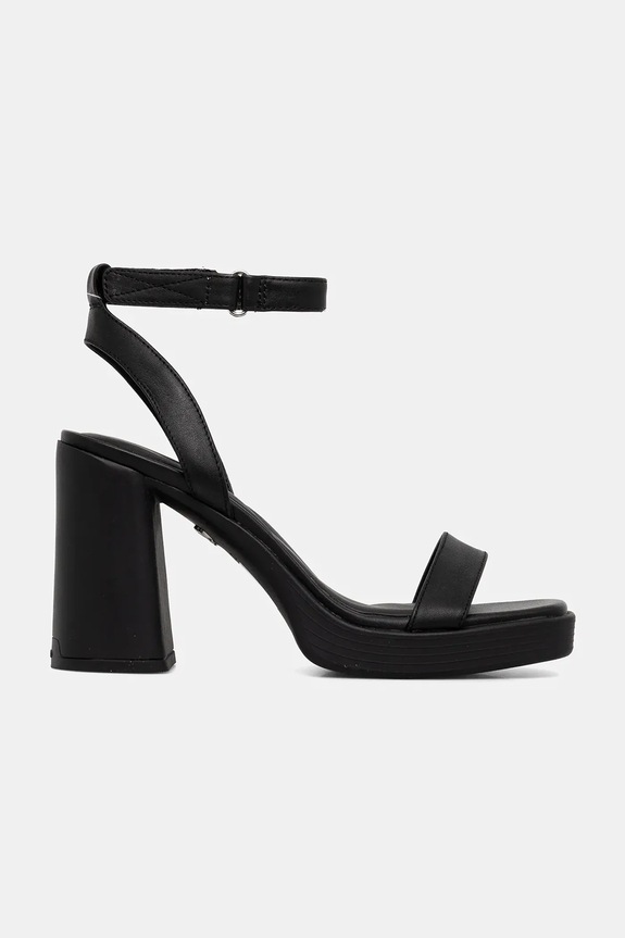 Aldo sandały skórzane BERADE 13968102 czarny SS25