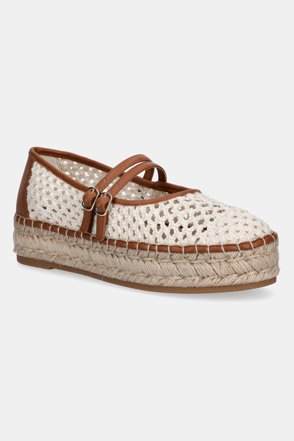 Aldo espadryle SUMMERFLING imitacja skóry licowej beżowy 13967820