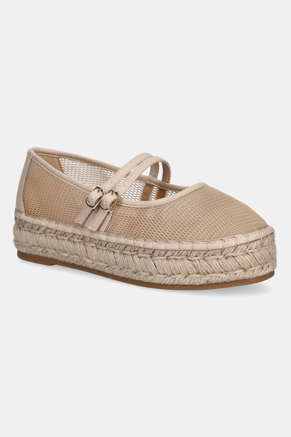 Aldo espadryle SUMMERFLING imitacja skóry licowej beżowy 13967826