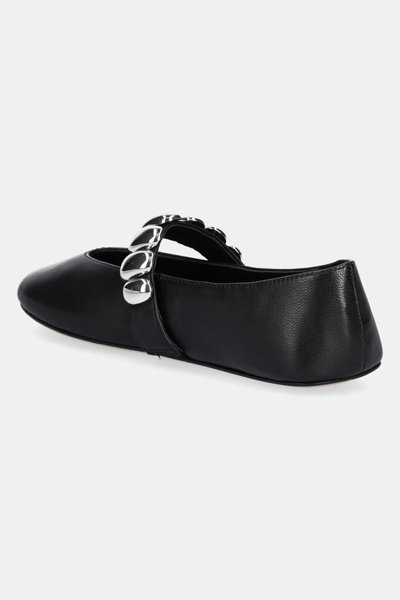 Cipők Aldo bőr balerina cipő FIGGIS 13966755 fekete
