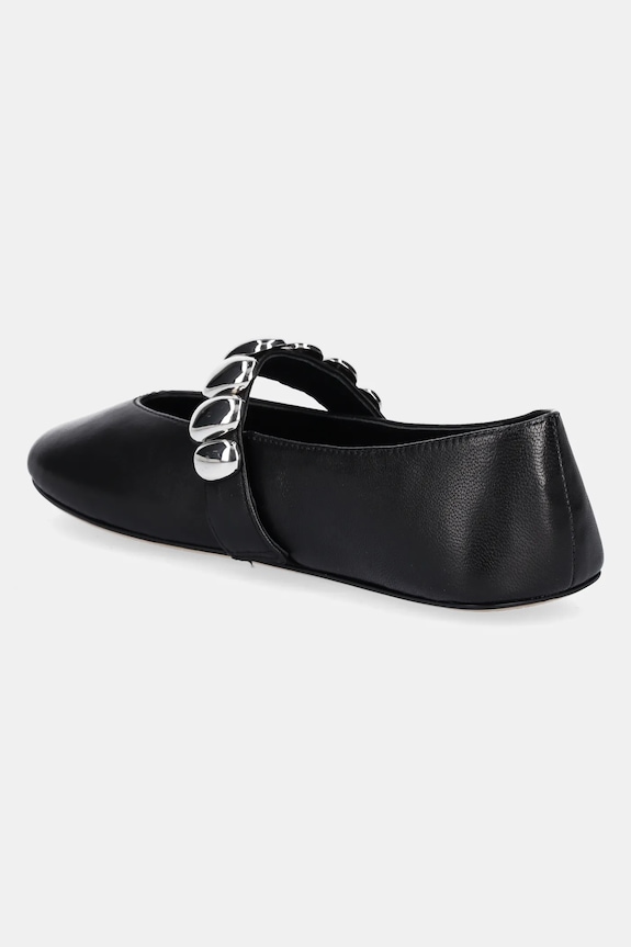 Cipők Aldo bőr balerina cipő FIGGIS 13966755 fekete
