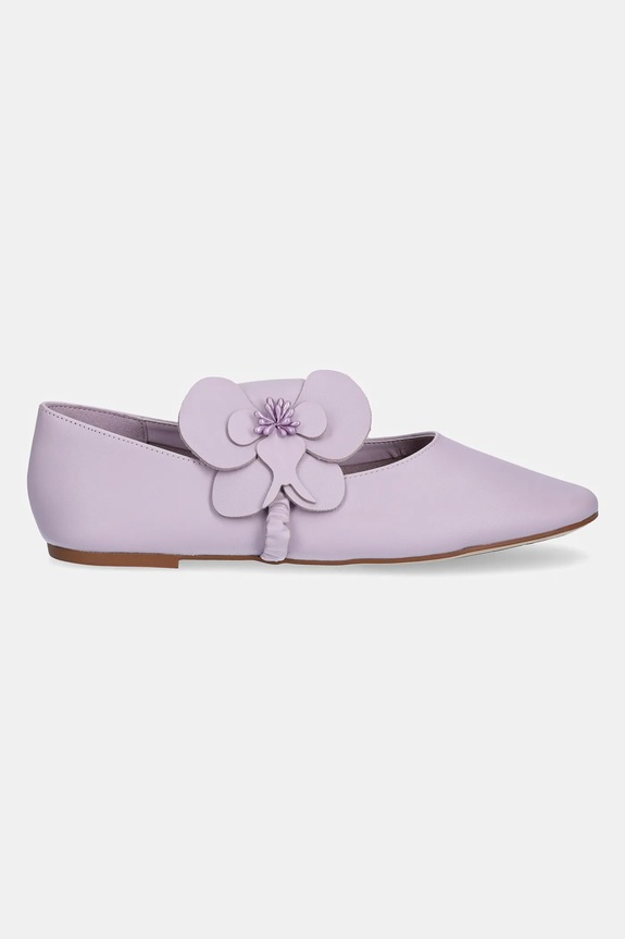 Kožené balerínky Aldo FLORALINA 13966793 fialová SS25