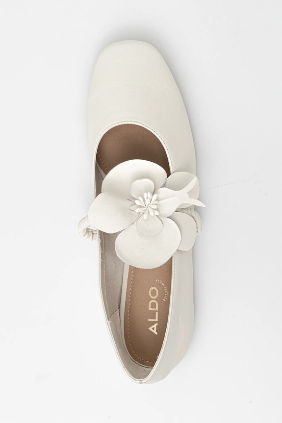 Aldo balerini de piele FLORALINA bej 13966794