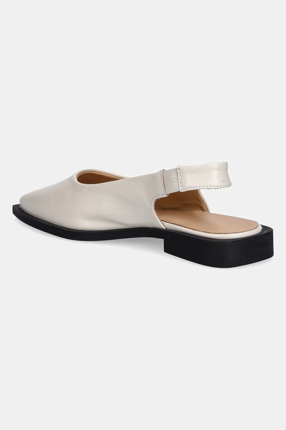 Încălțăminte Copenhagen balerini de piele Leather CPH416 bej