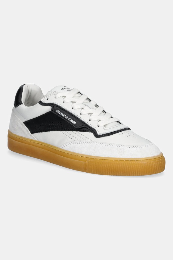 Kožené sneakers boty Copenhagen Leather přírodní kůže bílá CPH90