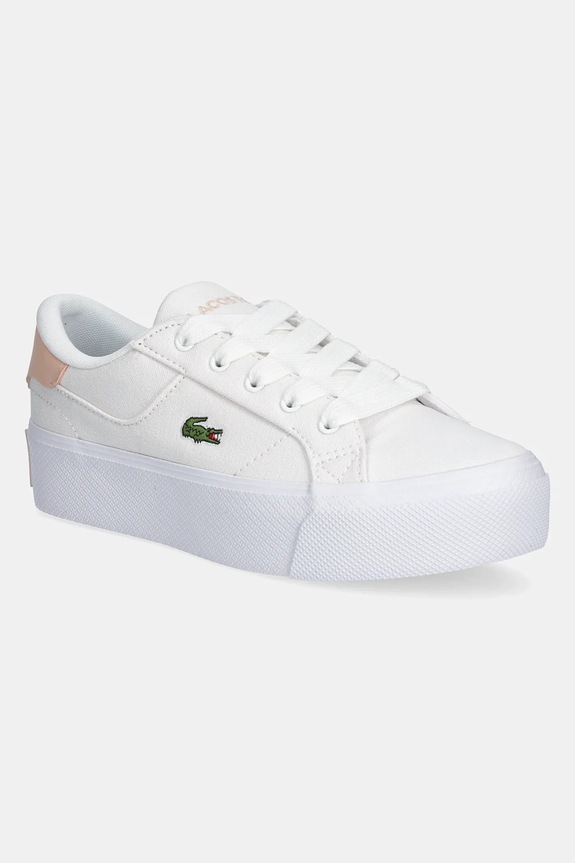 Ниски кецове Lacoste ZIANE Planet friendly бял 49CFA0017