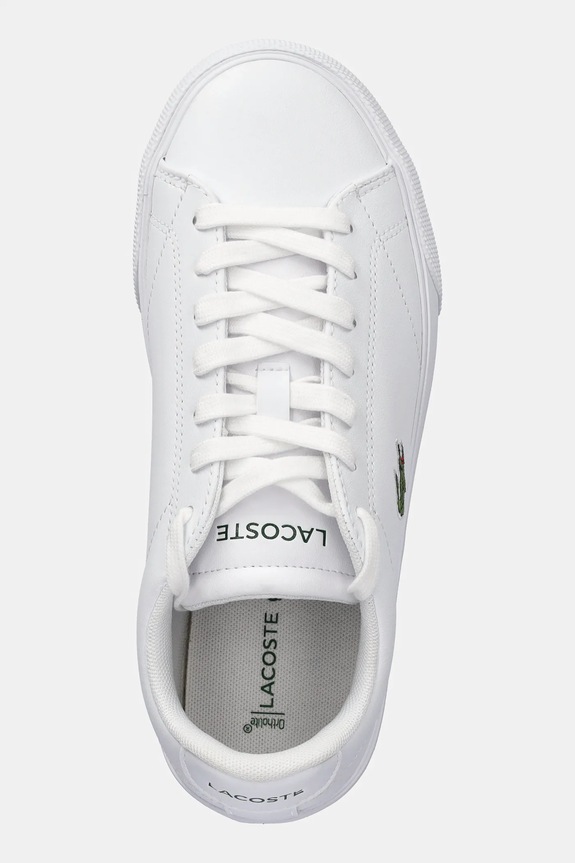 Lacoste sneakersy LEROND biały 49CFA0037