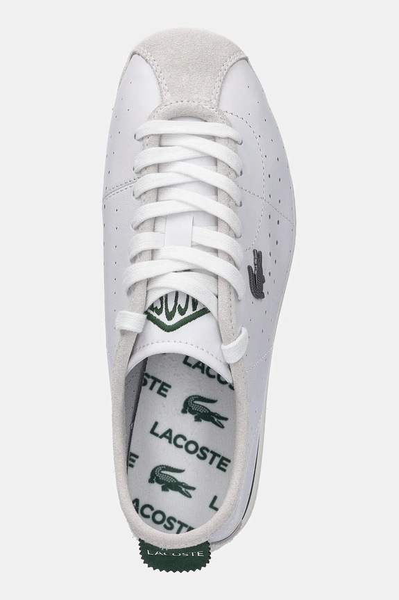 Lacoste sneakers in pelle CLUB-LOW bianco 49SFA0043