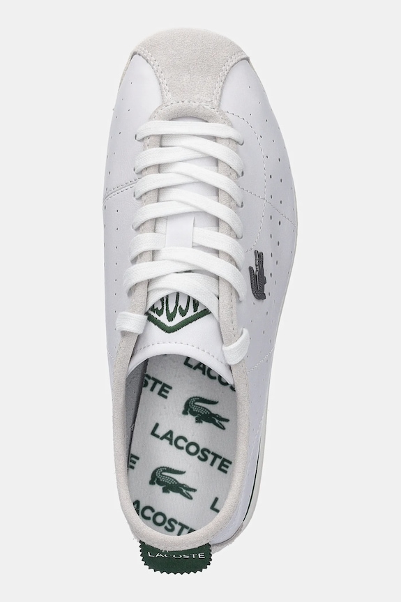 Lacoste sneakers in pelle CLUB-LOW bianco 49SFA0043