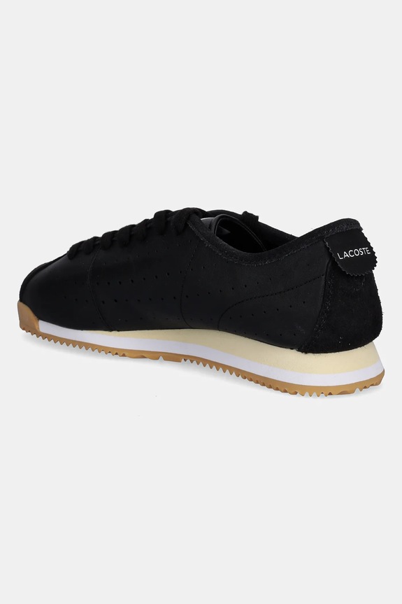 Scarpe Lacoste sneakers in pelle CLUB-LOW 49SFA0043 nero
