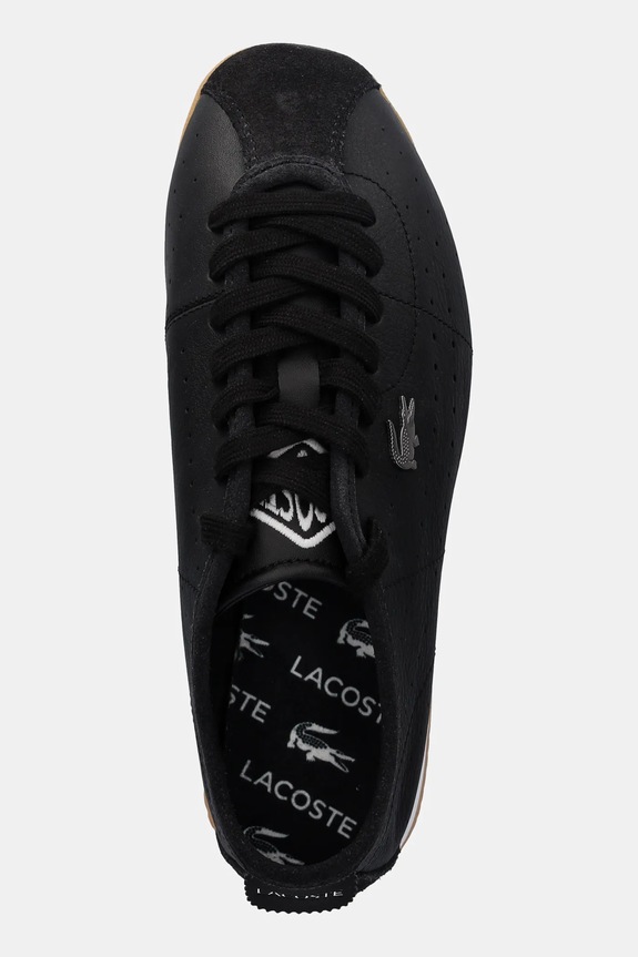 Lacoste sneakers in pelle CLUB-LOW nero 49SFA0043