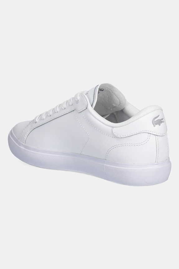 Obuwie Lacoste sneakersy skórzane POWERCOURT 49SFA0086 biały