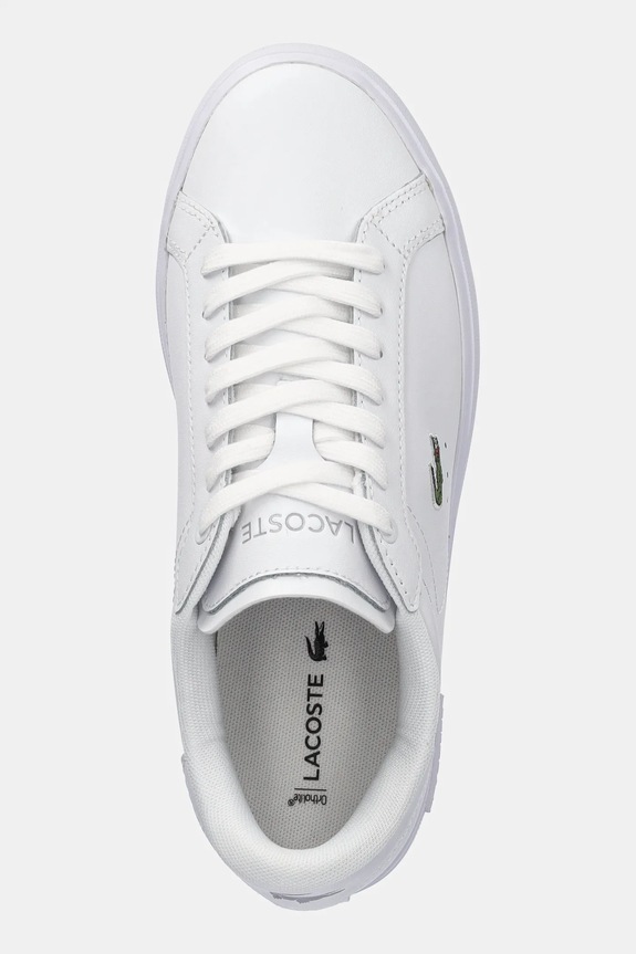 Lacoste sneakersy skórzane POWERCOURT biały 49SFA0086