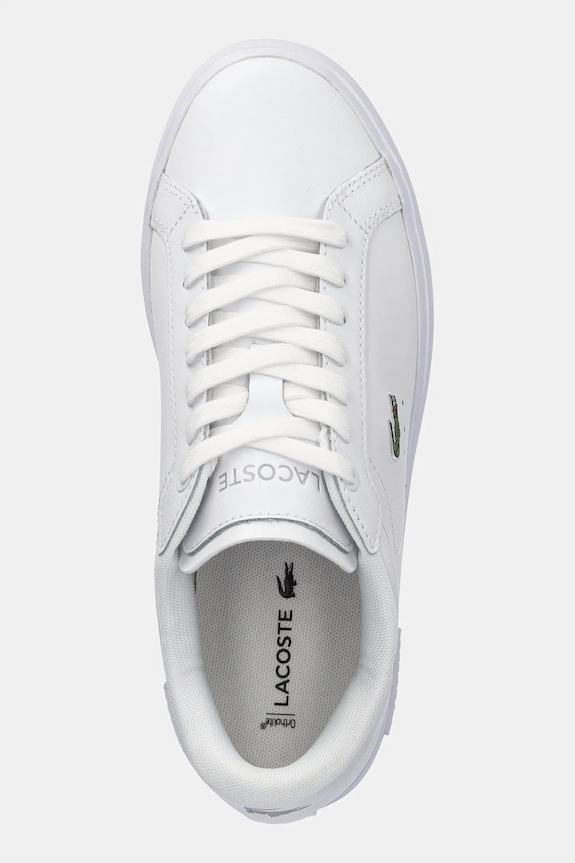 Lacoste sneakersy skórzane POWERCOURT biały 49SFA0086