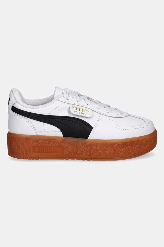 Puma sneakersy skórzane Palermo Elevata Lth Wns 400461 beżowy SS25