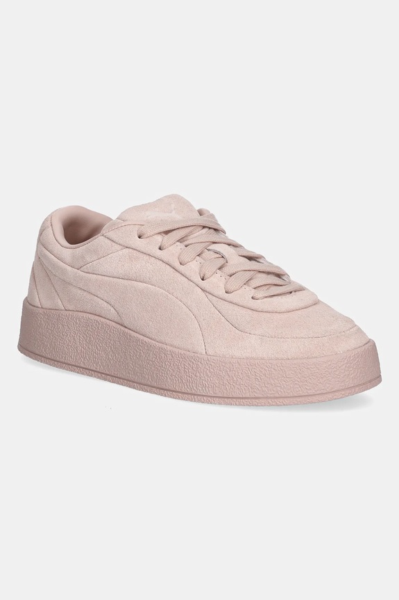 Puma sneakers din piele intoarsă CA Luxe Elevated plată portocaliu 401356