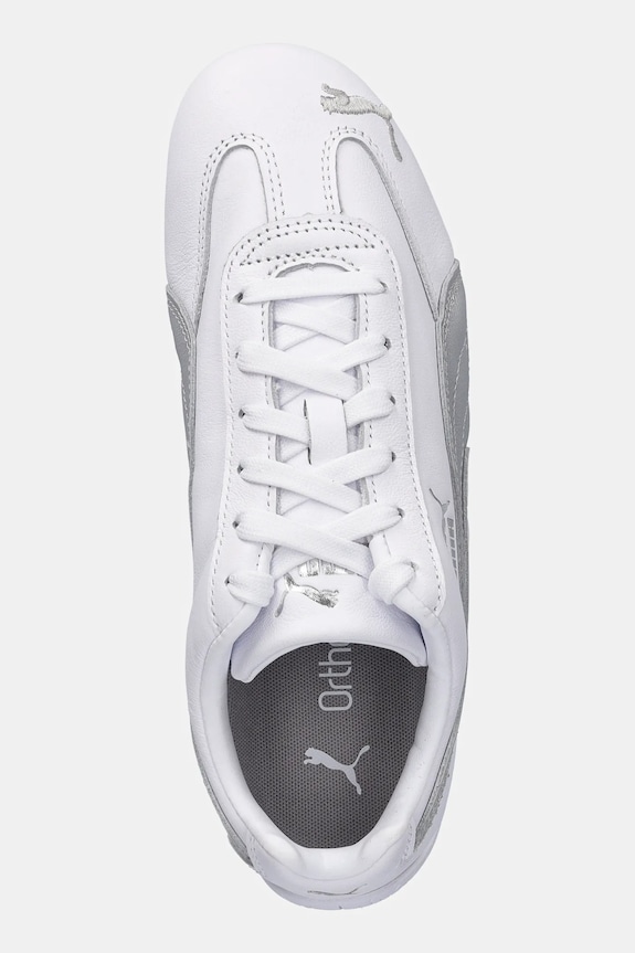 Puma sneakers din piele Speedcat LTH alb 401603