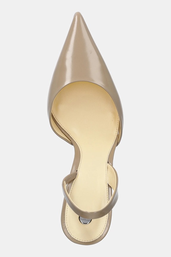 Proenza Schouler bőr tűsarkú Slash bézs SH251001.C001WC.231