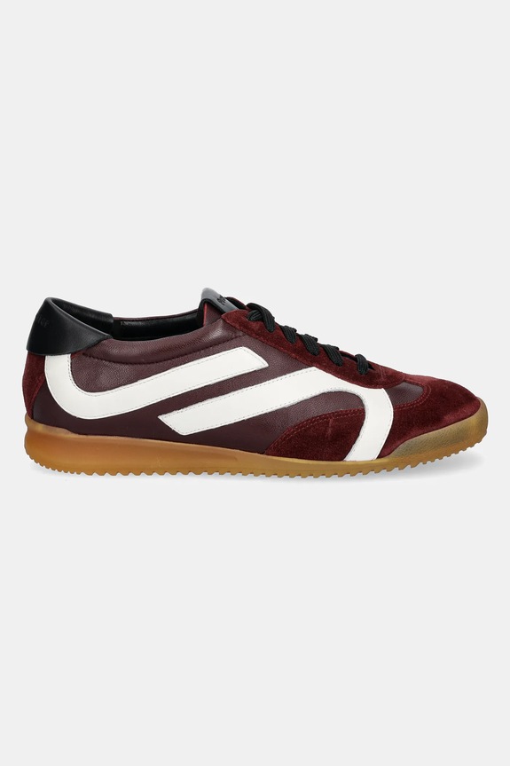Кожаные кроссовки Proenza Schouler Track SH251032.X001FR.963 бордо SS25