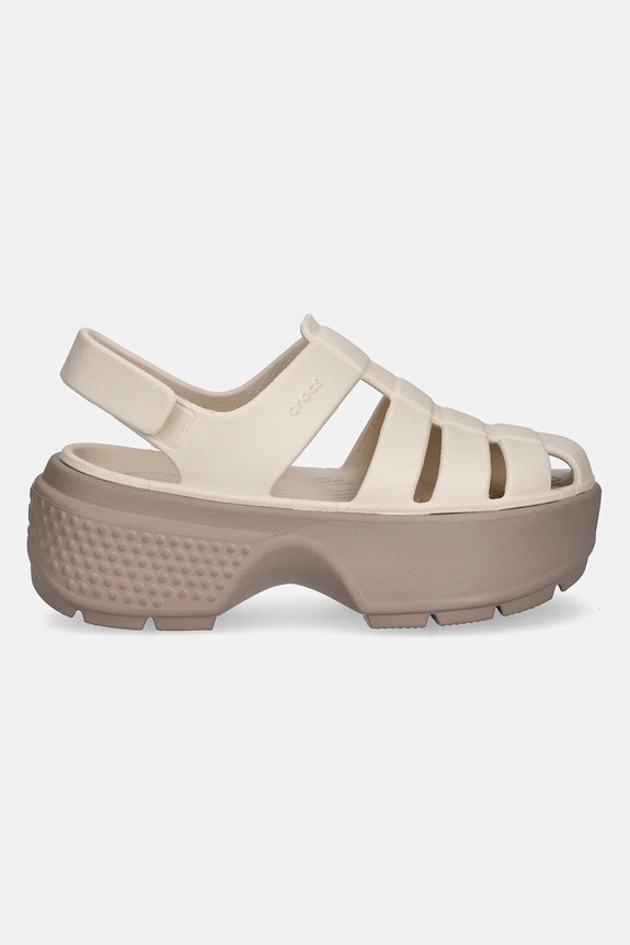 Crocs sandali Stomp Fisherman Sandal 209938.0LL beige SS25