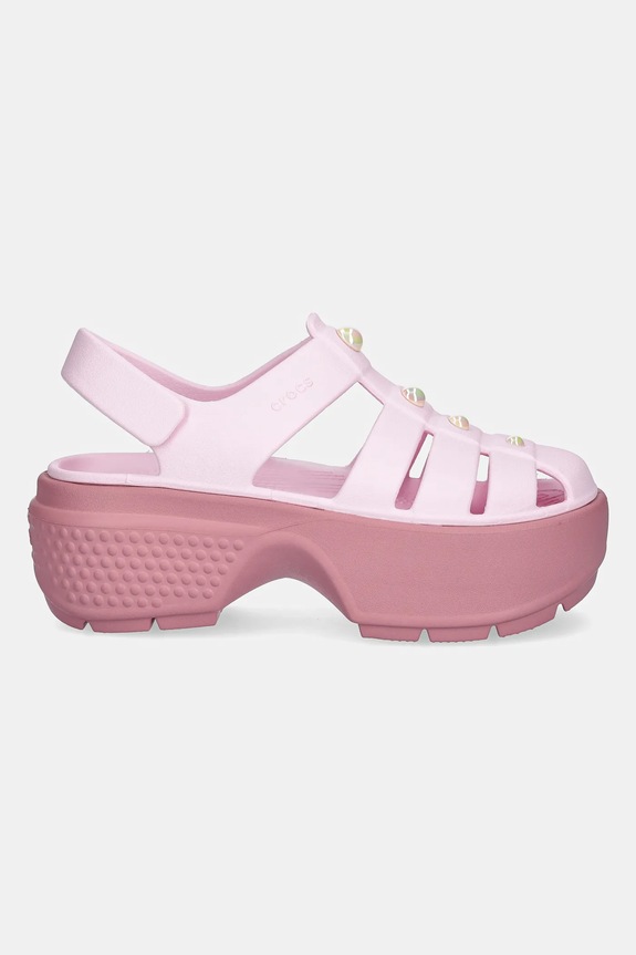 Crocs sandały Stomp Fisherman Pearl Sandal 210979.6XX różowy SS25