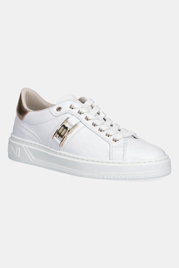Baldinini sneakers in pelle flat bianco D5E812T1VTVL.BOPL