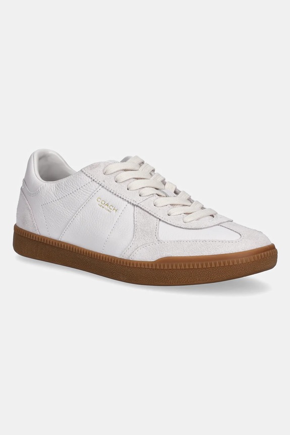 Coach sneakers din piele Ellis piele întoarsă alb CAQ33.OPI