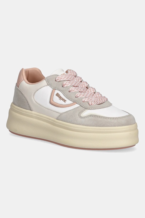 Blauer sneakers EMERY pelle fiore beige S5EMERY03.LES