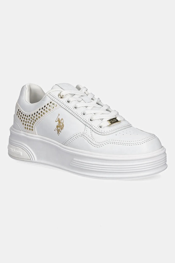 U.S. Polo Assn. Sneakersy ASUKA syntetyczny biały ASUKA009W.5YN1