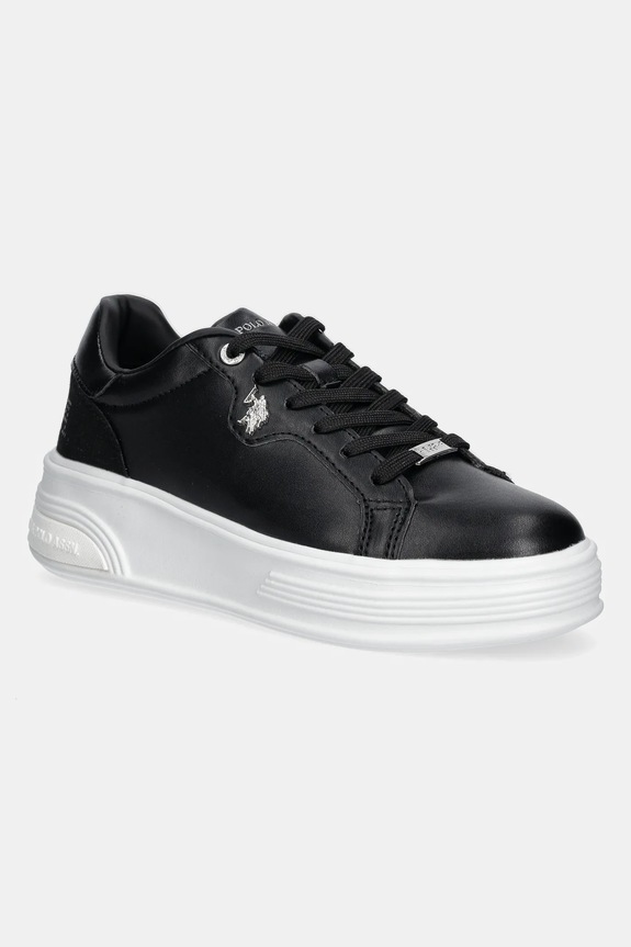 U.S. Polo Assn. Sneakersy ASUKA imitacja skóry licowej czarny ASUKA010W.5YS1