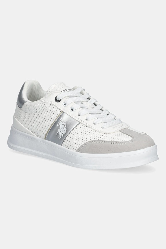 U.S. Polo Assn. Sneakersy CAMPY płaska biały CAMPYW001W.5YS4
