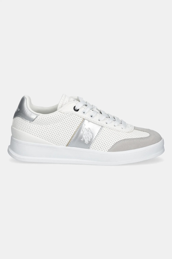 U.S. Polo Assn. Sneakersy CAMPY CAMPYW001W.5YS4 biały SS25