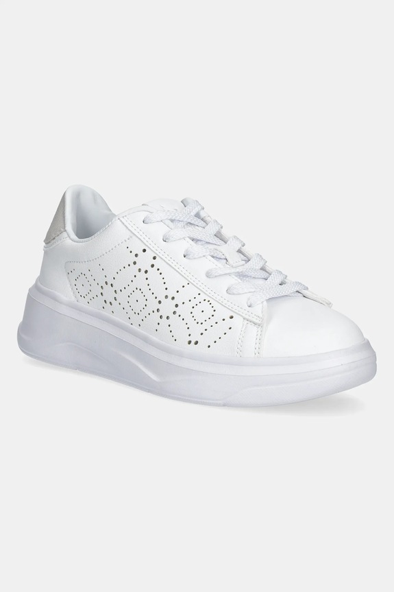 Sneakers boty U.S. Polo Assn. GINGER imitace kůže bílá GINGER001W.5YH1