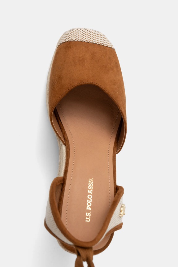 U.S. Polo Assn. Espadryle STEFY brązowy STEFY001W.5HT2