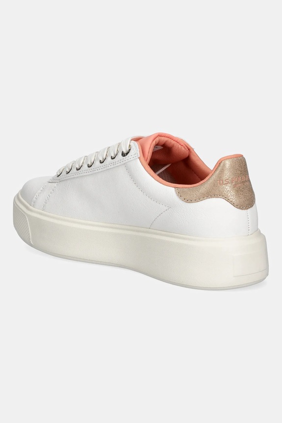 Obuwie U.S. Polo Assn. Sneakersy ZABRY ZABRY001W.5YN1 biały