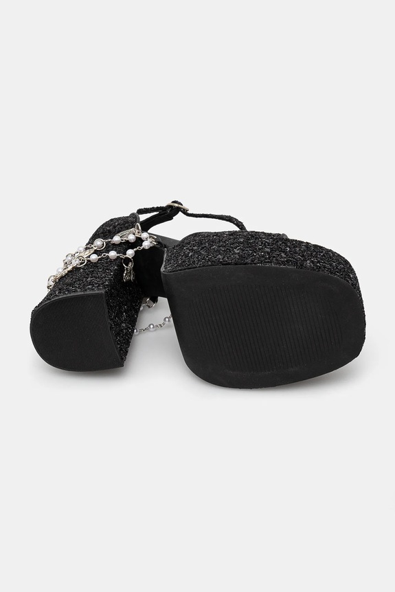 Koi Footwear sandale x Rocky Horror Show Frank N Furter Charm Heels FrankNFurter negru
