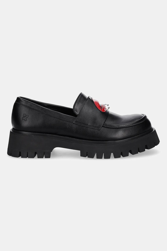 Koi Footwear mocasini x Rocky Horror Show Science Fiction Lips Loafers ScienceFictionLips negru SS26
