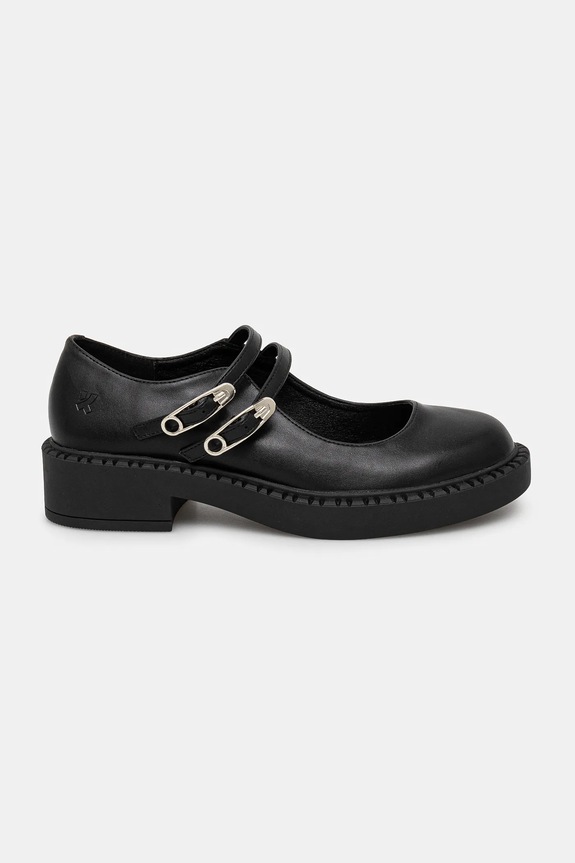 Koi Footwear scarpe Vagar Safety Pin Tale Mary Janes SWA.22 nero SS25