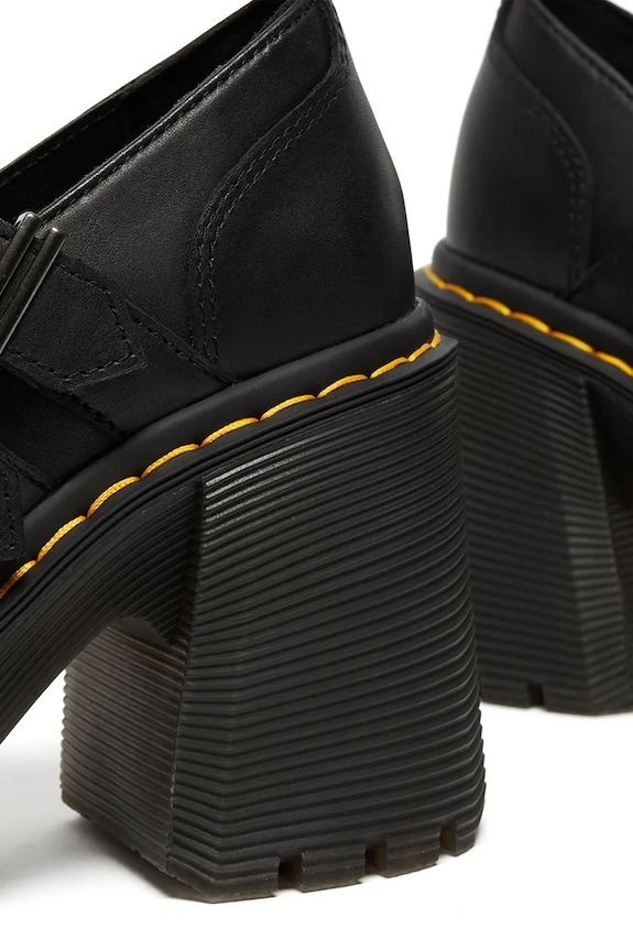 Dr. Martens pantofi de piele Eviee Mary Jane negru DM27371001