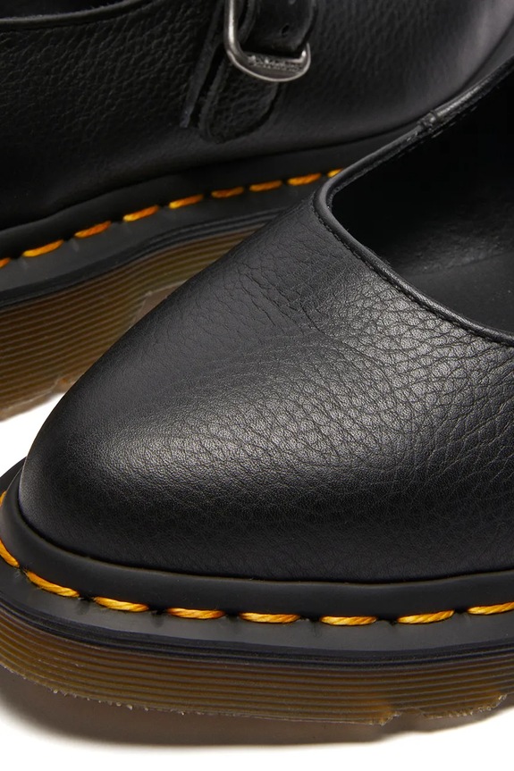 Dr. Martens bőr balerina cipő Elphie MJ Mary Jane fekete DM40685001