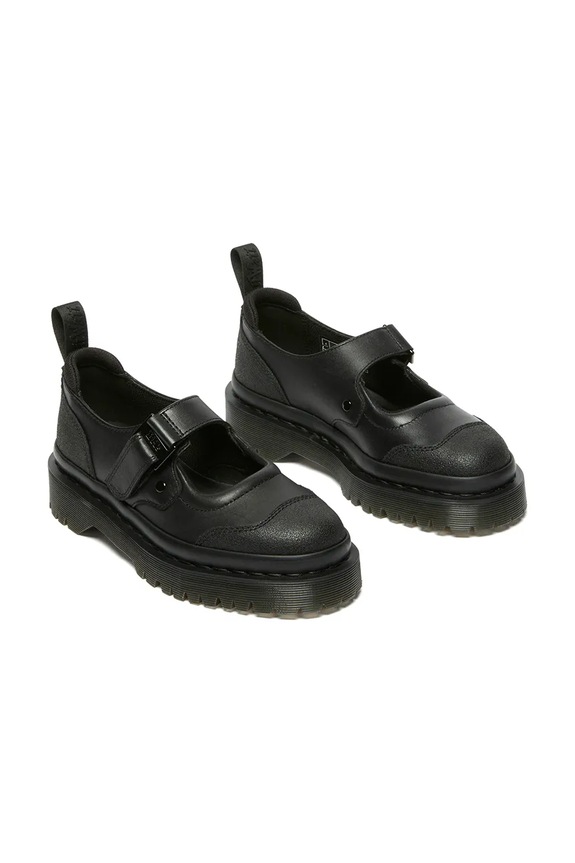 Dr. Martens pantofi de piele Indica II Bex Tech Mary Jane DM41015002 negru SS25
