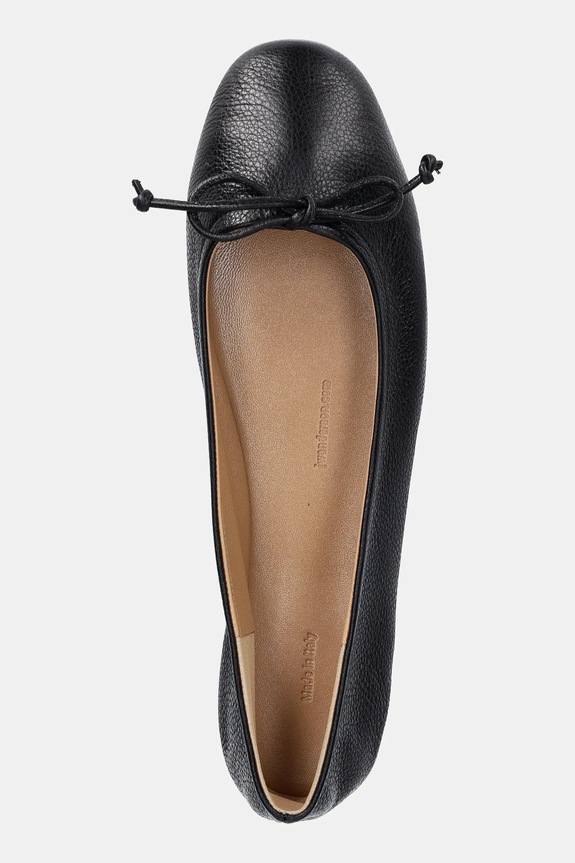 Δερμάτινες μπαλαρίνες JW Anderson μαύρο BL0031.LA0323.999
