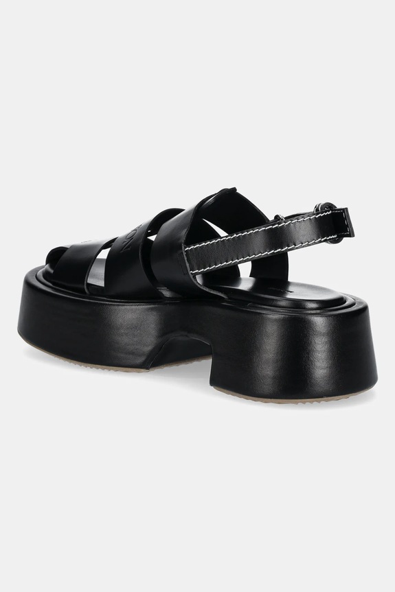 Обувь Кожаные сандалии JW Anderson SN0099.LA0323.999 чёрный