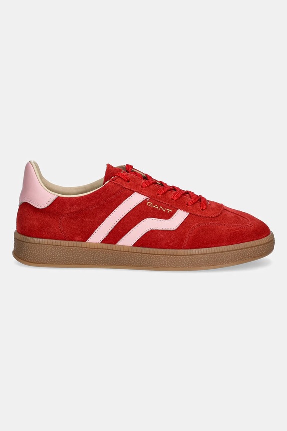 Σουέτ sneakers Gant Cuzima 31533042.G508 κόκκινο SS25