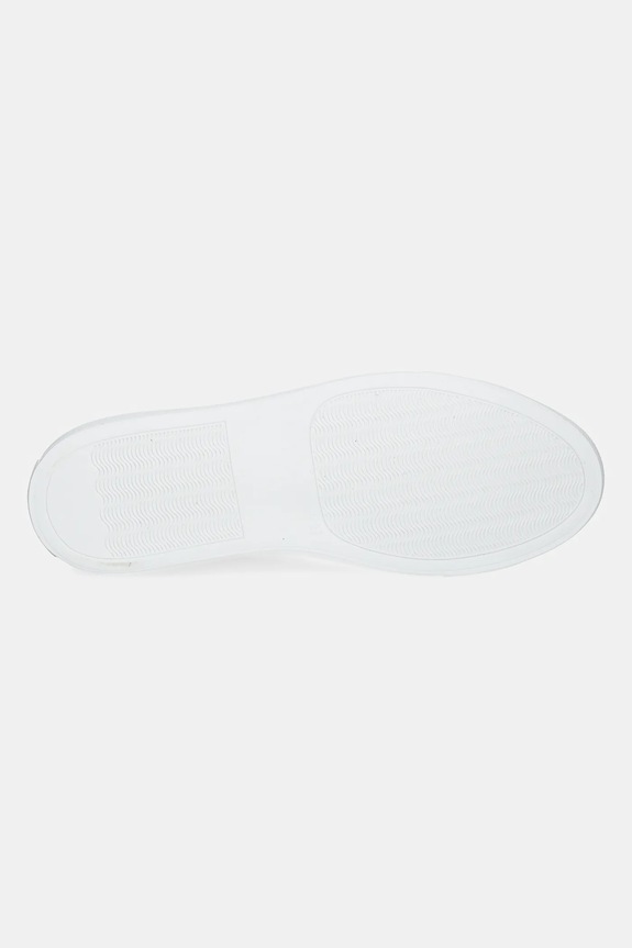 Kožené tenisky Common Projects Achilles Shiny 6185.0509 strieborná