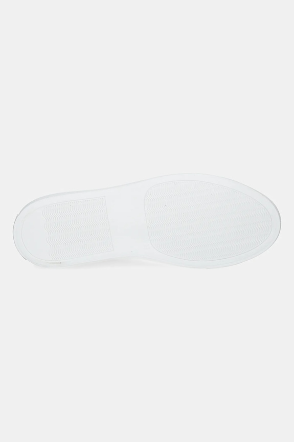 Kožené tenisky Common Projects Achilles Shiny 6185.0509 strieborná