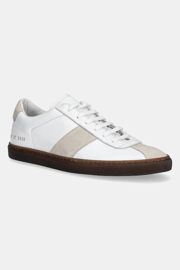 Kožené tenisky Common Projects Field Trainer usňová koža biela 6186.0506